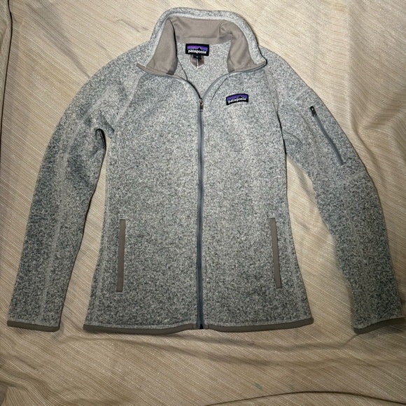 Patagonia Women’s Better Sweater Jacket XS Full Zip Outdoor Fleece Birch White - Picture 6 of 16